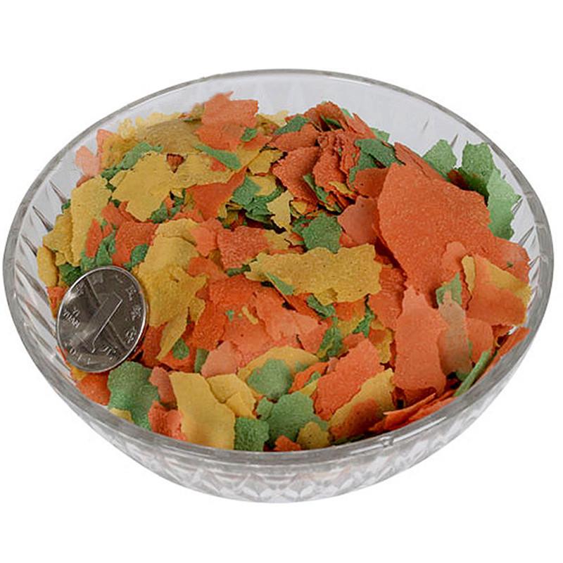 100g Fresh Tropical Ornamental Fish Thin Slice Food Aquarium Fish AF Feed Fish Seedling Fattening Food Family Garine Ornamental