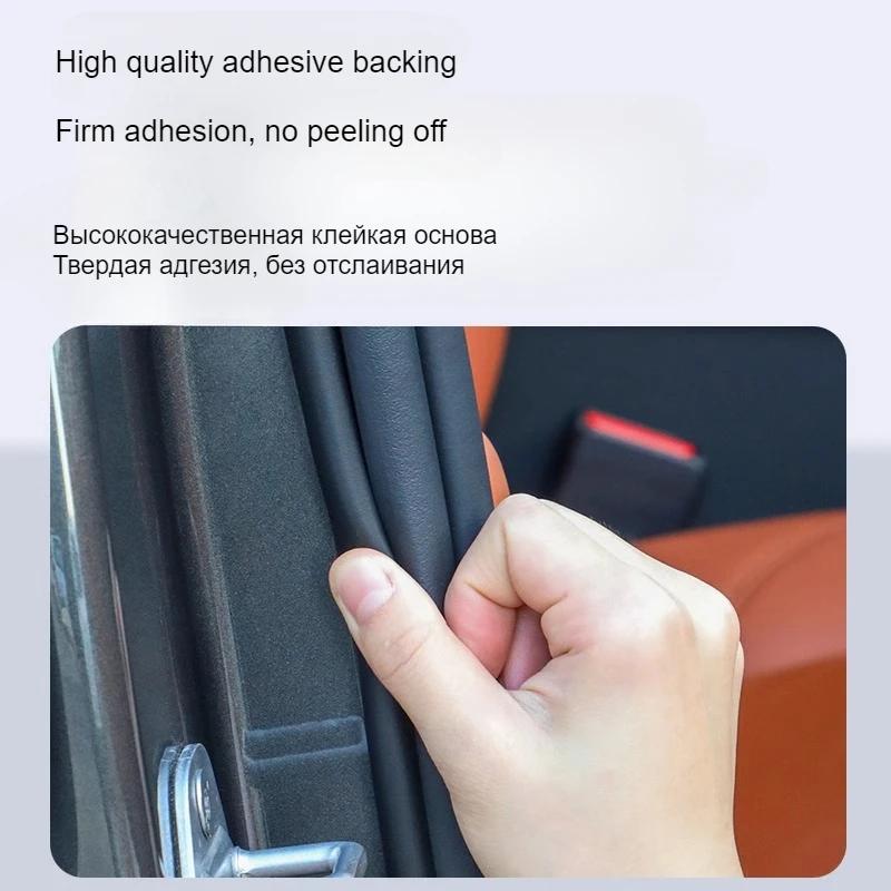 For Li Lixiang L6 L7 L8 L9 MEAG I6 I8 Car Door Seam Sound Insulation Waterproof Rubber Strip Car Mute Noise Reduction Accessory