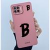 For OPPO F17 Oppo F17 Pro Case Oppo A73 A93 Reno 4F Back Cover TPU Silicon Lucky Initial Letter Couples Phone Bumper Soft Case