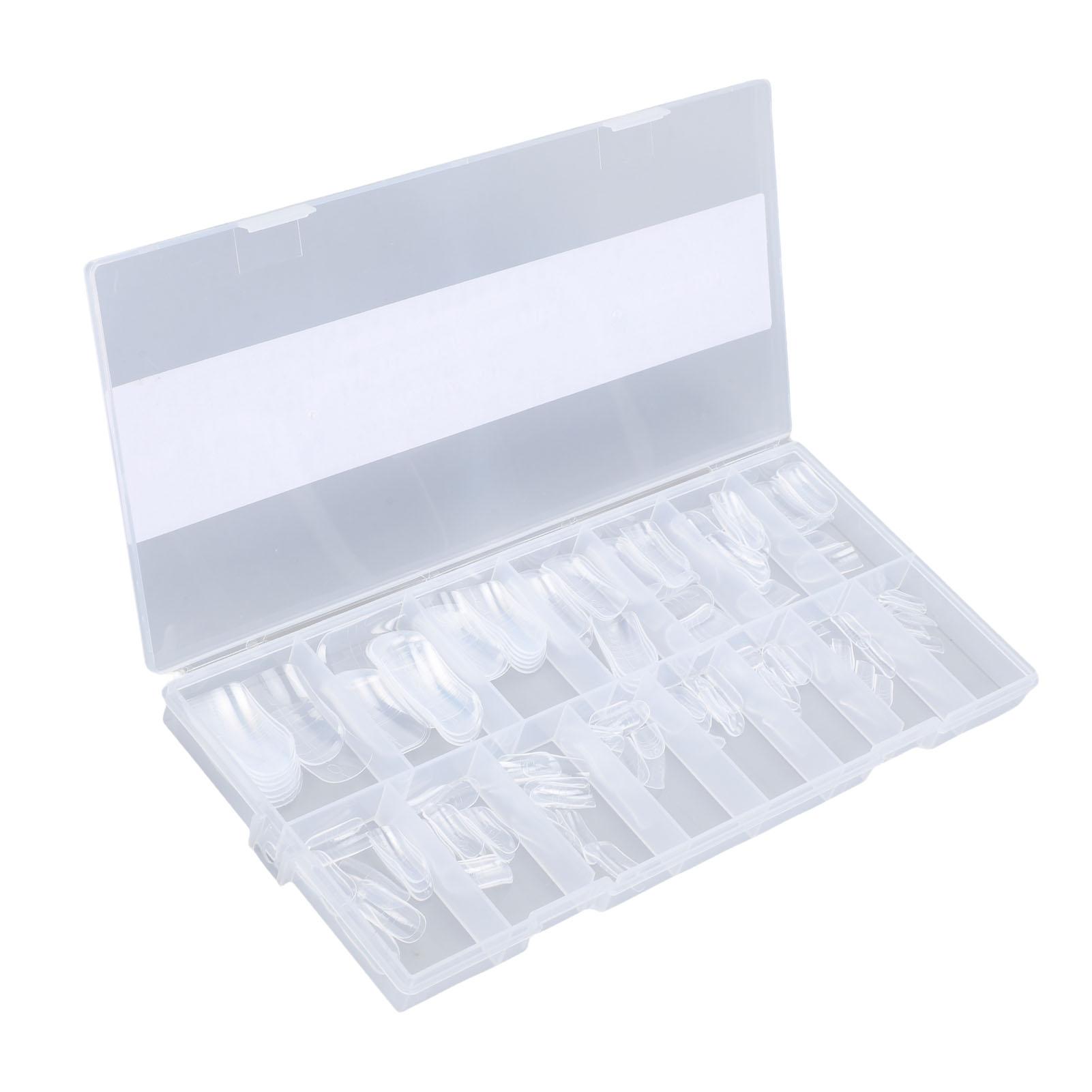 

150 Pcs Toenail Forms Full Cover Clear Toenail Extension Full Cover Tips for Manicure At Home