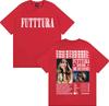 Singer Tini Stoessel Futtura 2026 Tour Merch T-shirts Men Women Harajuku Hip Hop Vintage T Shirt Casual Cotton Oversized T-shirt