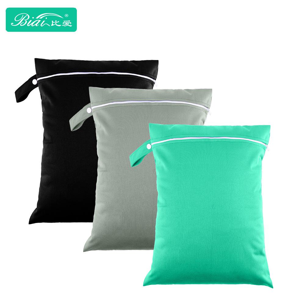 Waterproof 30x40 Diaper Storage Bag: Wet/Dry Separation Mummy Bag, Multifunctional Hanging Pouch