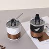 300ml Motorcycle Logo For Honda Stainless Steel Coffee Mug with Lid Anti-Scald Drinks Cup Resistant for Outdoor Picnic Camping VO8