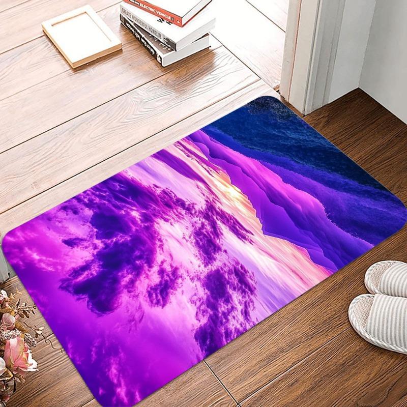 Surreal Scenery Printing Non-Slip Small Rug Waterproof Easy To Clean Floor Mat for Indoor Outdoor Use Durable Home Decor Fashion
