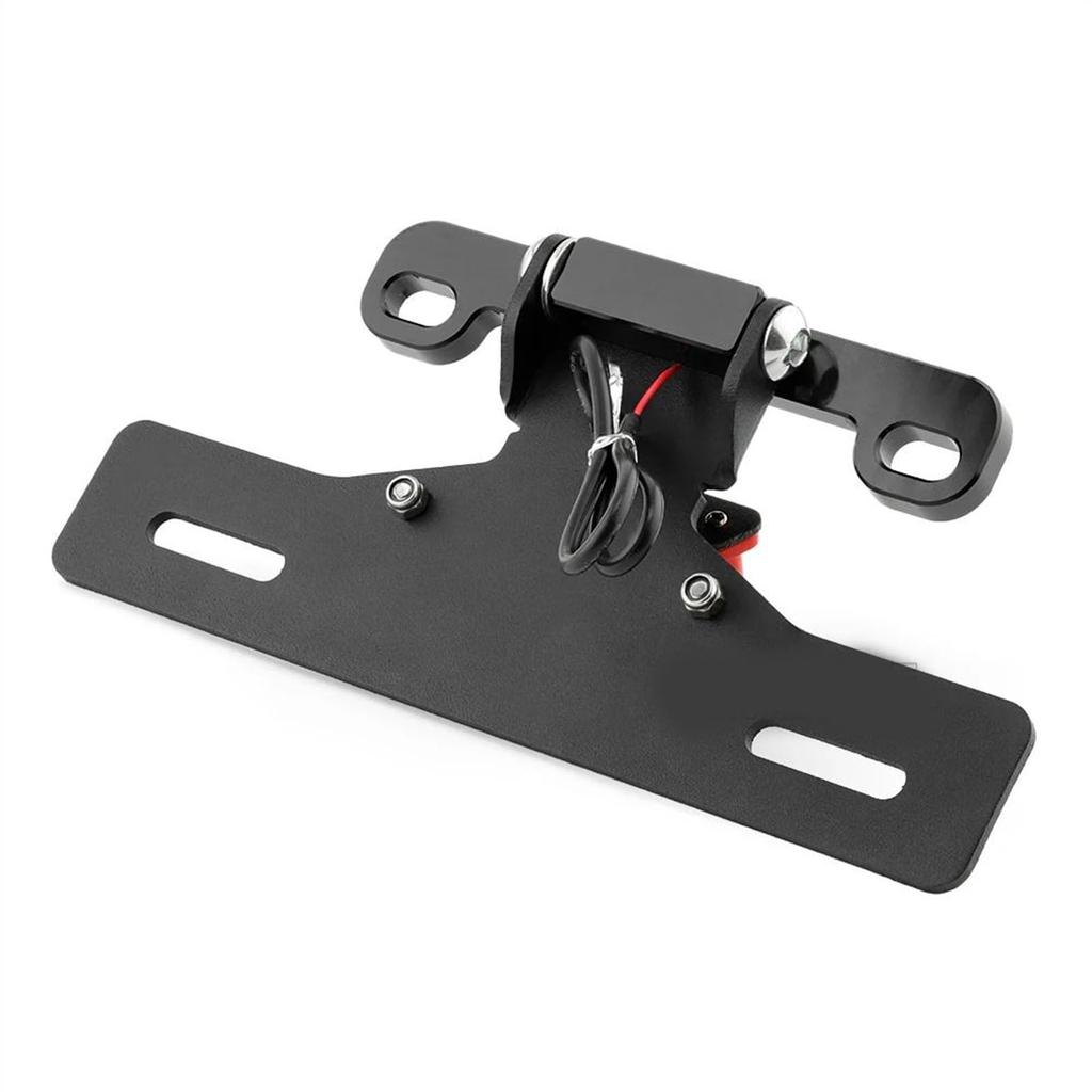 License Plate Holder Suzuki Hayabusa GSX1300R 2008-2020 Motorcycle Tail Frame Bracket License Plate Holder License Plate Holder (Color: Black)