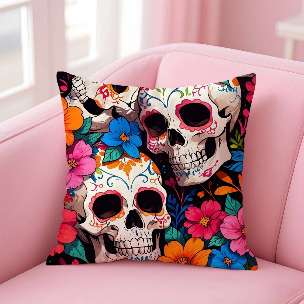 Anime Tag der Toten Kissenbezug Komfort Sofa Bett Seidig Elegant Verdeckter Reißverschluss Benutzerdefinierte Dekorative Kissenhülle