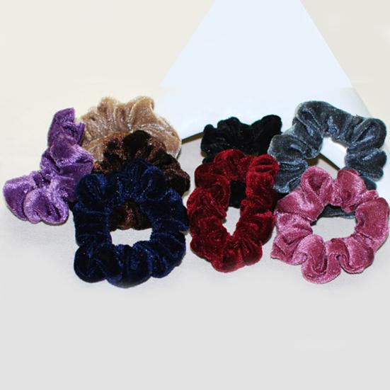 Velvet Cloth Elastic Hair Scrunchie Band Prsten Ženy Dívčí Copy Držák