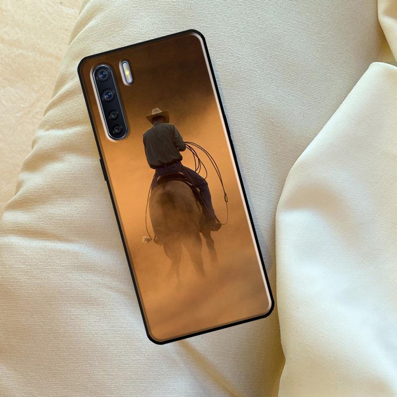 Rodeo Cowboy Lasso For OPPO A79 A38 A58 A78 A98 A54 A74 A94 A16 A76 A96 A5 A9 A52 A72 A15 A17 A57 A53S Case