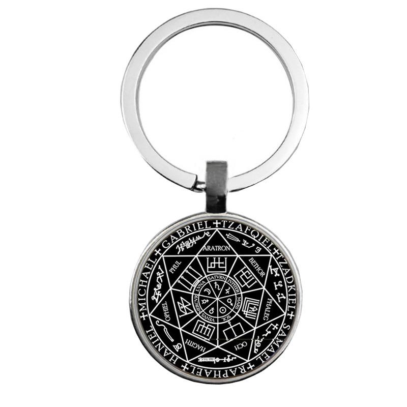 Keychain Accessories Pendant Floral Thanksgiving Text Good Friends Retro Personalized Keychain Gift Pendant