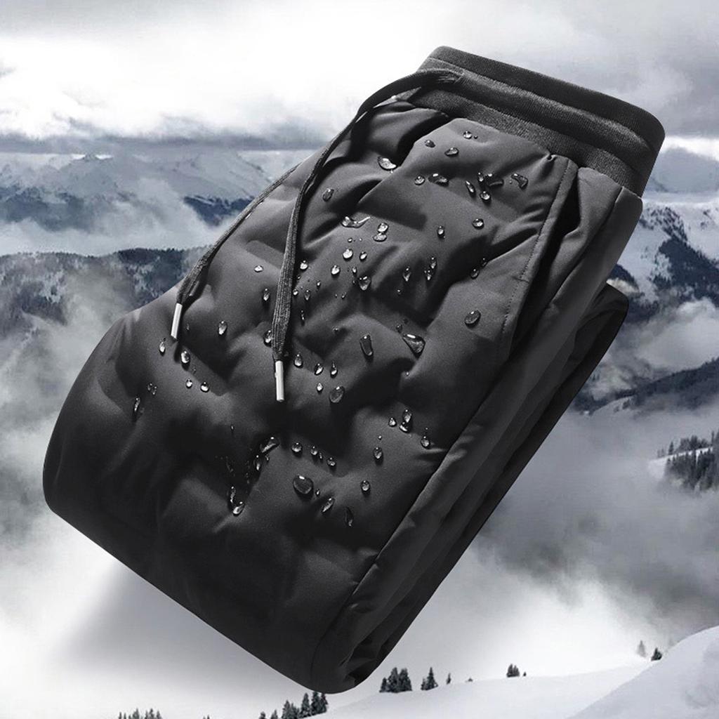 Men's Plush And Thick Cotton Pants Down Pants Sports Casual Pants