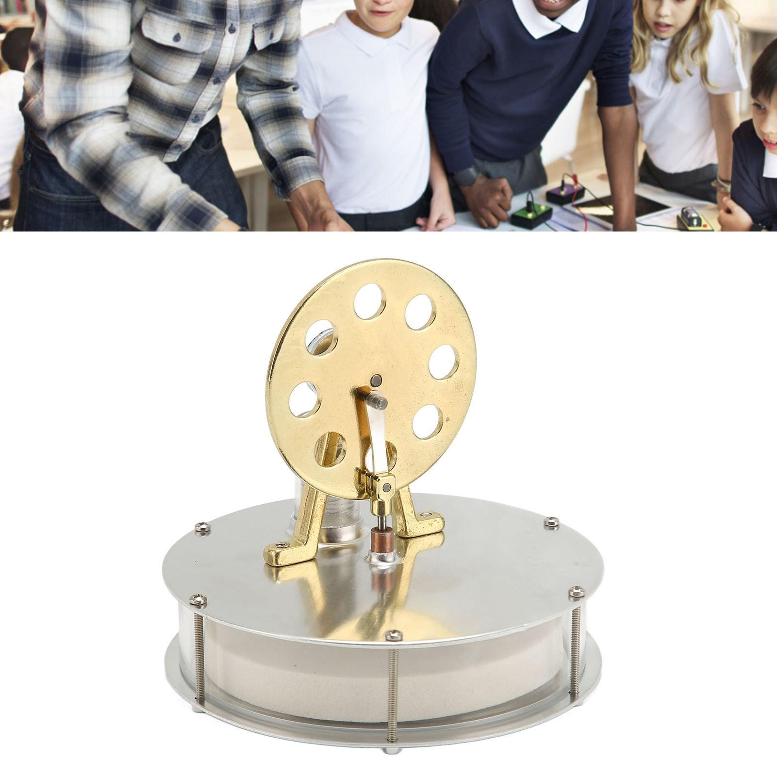 Двигатель Стирлинга Модель двигателя Низкотемпературный серебристый цинковый сплав — фото 11