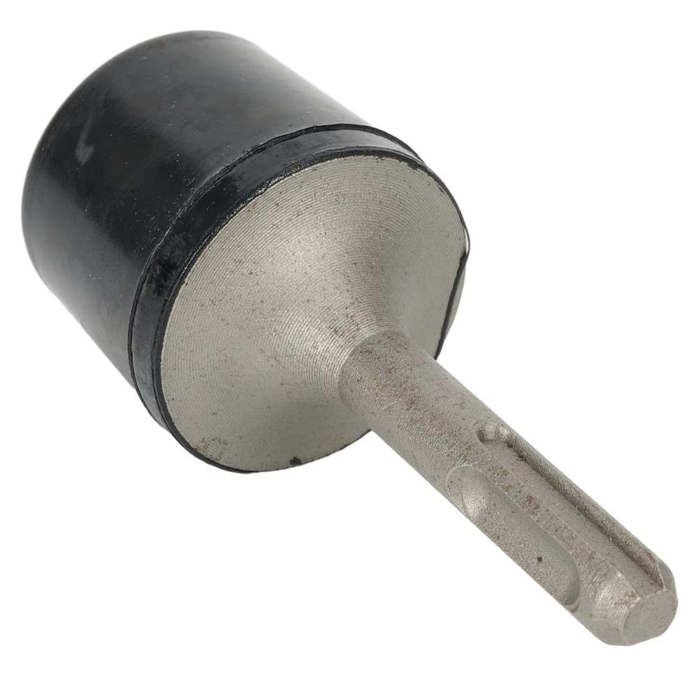 SDS-PLUS Handle Rubber Hammer Metal/Ceramic Tile Hammer Lamination/Iron Leveling Electric Tool Flat Iron Vibrating Hammer Mallet