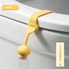 1pc Silicone Toilet Seat Cover Lid Lifter Mushroom Shape Ring Flapper Handle Holder Household Bathroom WC Accessories Avoid Touching