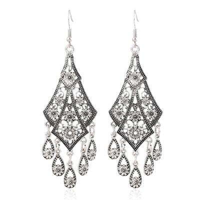 Reliable Earrings Waterfall Shape Alloy Eye-catching