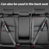 Carbon Fiber Texture Car Seat Belt Shoulder Pad Covers, Stylish Sport Design Universal Seat Belt Pads for All Seasons