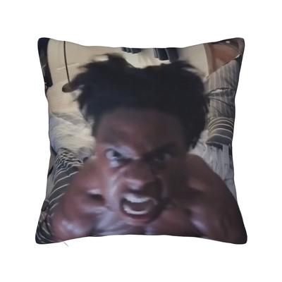 Funny Anchor Ishowspeed Square Pillow Cases Cushion Cover Awesome Zipper Decor Throw Pillow Case Cover For Seat 45*45Cm