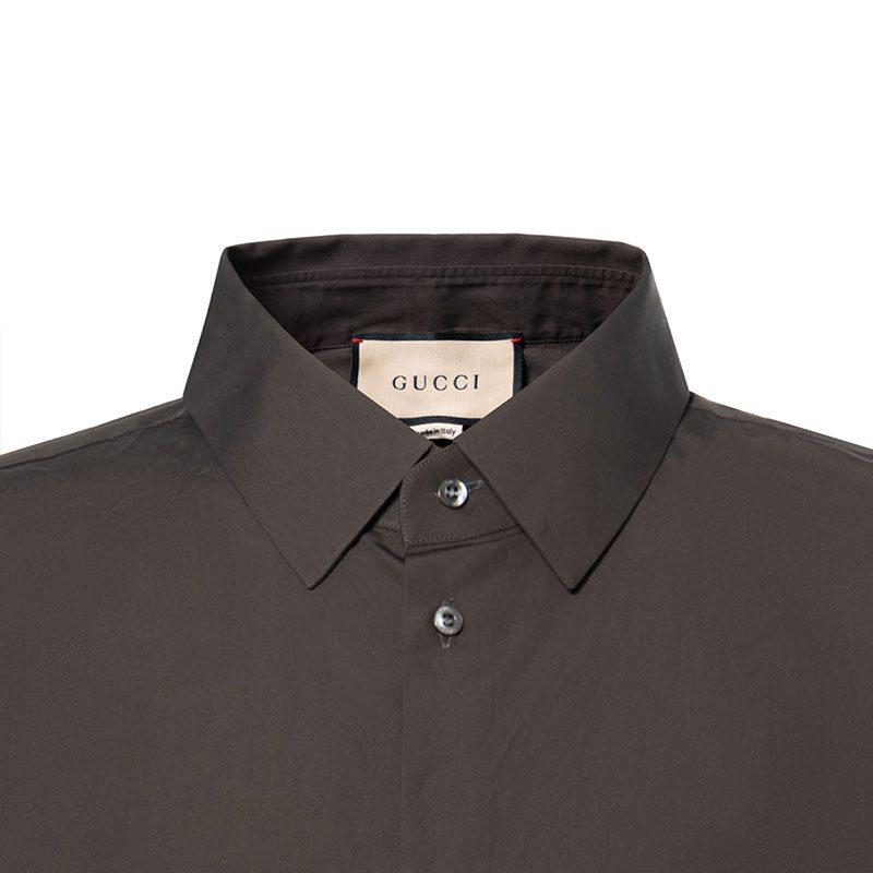 Gucci SS22 Shirt Men's Dark Coffee 694241-ZAJK0-2105