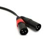 XLR Male To Female Microphone Cable, Balanced Twin, Shielded Audio