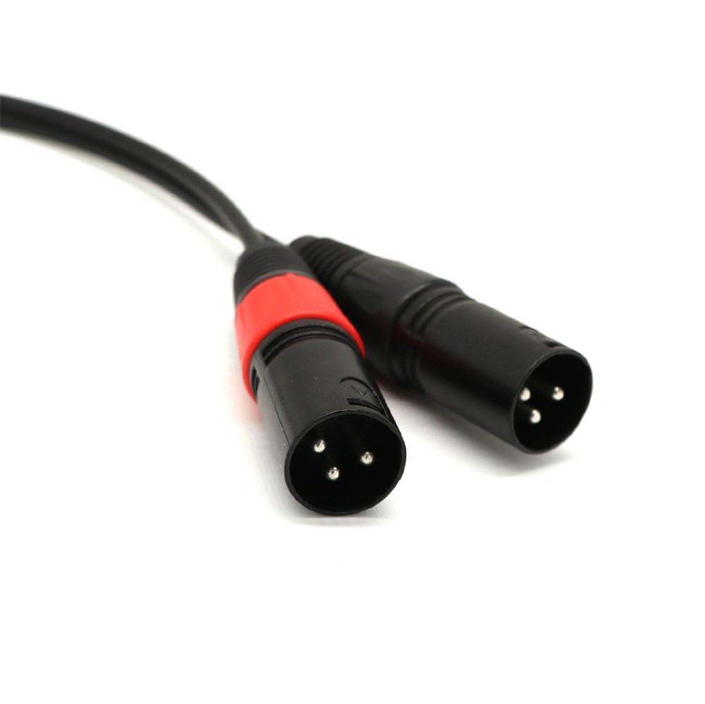 XLR Male To Female Microphone Cable, Balanced Twin, Shielded Audio