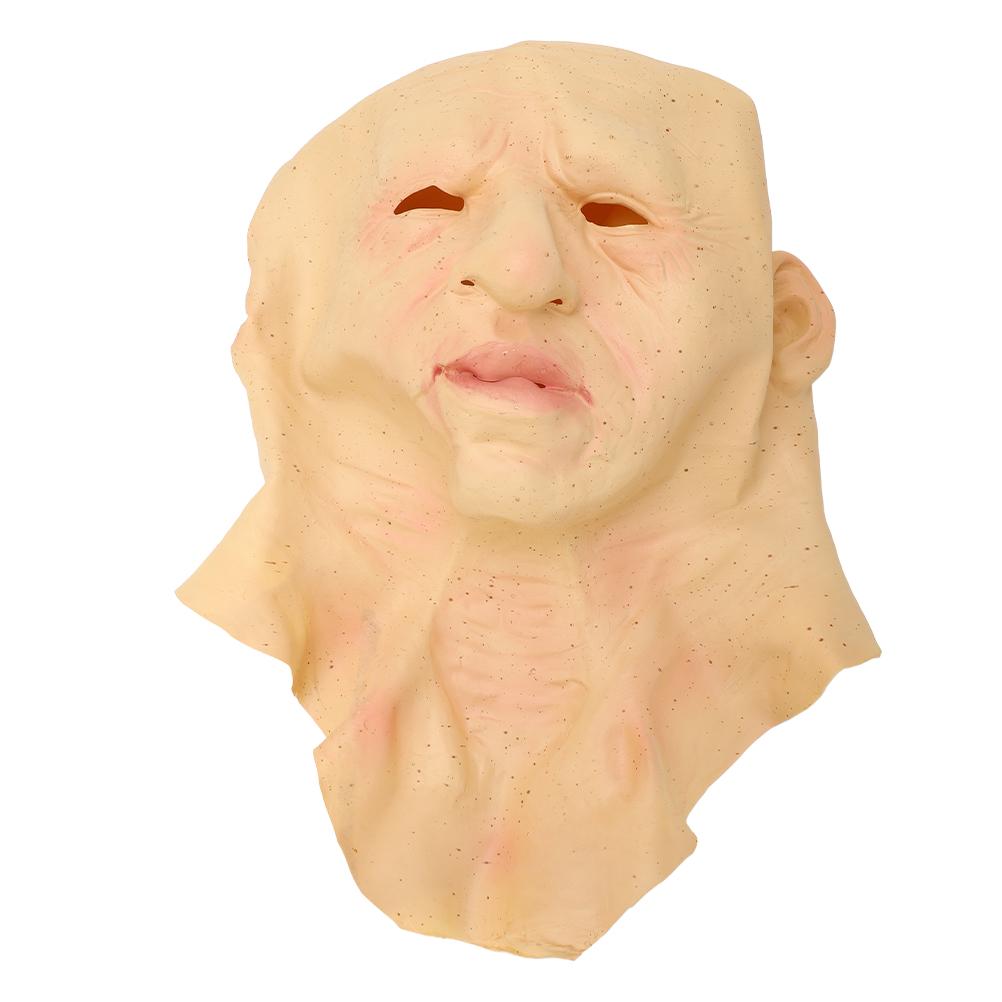 Halloween Latex Old Man Face Cover Halloween Dress Head for Headgear