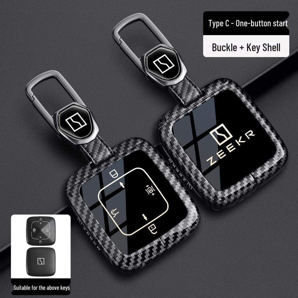 Zeekr 9X Key Cover: Refreshed Dedicated Metal Protective Shell with 007GT Buckle