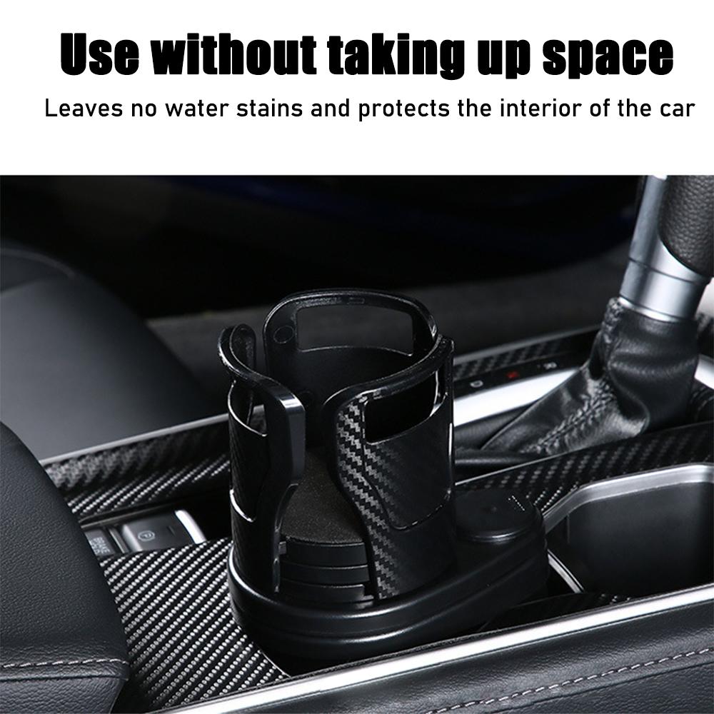 Car Cup Holder Extender, Multifunctional 2 In 1 Car Cup Holder, Adjustable Base Drink Holder Extender, Car Cup Mug Organizer