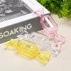 10PCS Candy Shape Pill Box Mini Portable Storage Box Transparent Drug Container Drug Box Tablets Storage Sealed Can For Outdoor