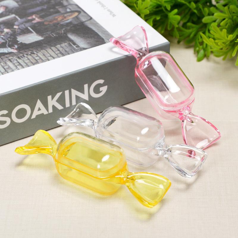 10PCS Candy Shape Pill Box Mini Portable Storage Box Transparent Drug Container Drug Box Tablets Storage Sealed Can For Outdoor