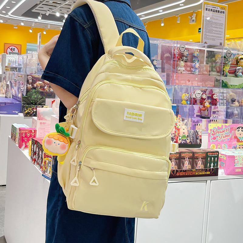 Rucksack für Studenten und Schüler, Schultasche, Modische Harajuku-Tasche