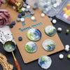 Stamp Beaded Waxes Octagon DIY Manual Account 100 Pieces Retro Decor Craft Ornaments for Envelope Gifts Invitation Card Supplies