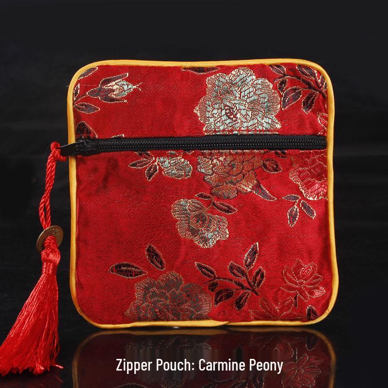 Chinese Osmanthus Embroidered Silk Brocade Sachet - Ethnic Style