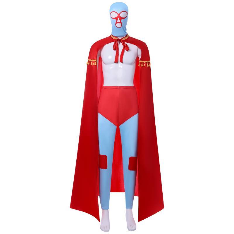 Movie Nacho Libre Costume Cosplay Cloak For Halloween Stage Performances