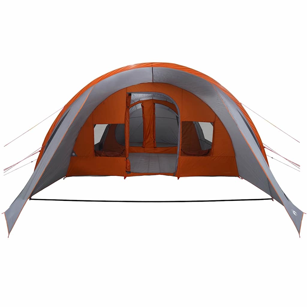 5 Person Tunnel Tent in Grey and Orange 805 x 405 x 211 cm