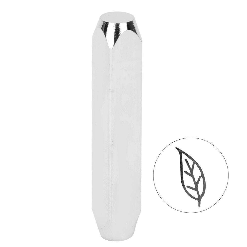 

6 мм 1/4 дюйма из углеродистой стали, дизайнерский штамп, штамповочный инструмент для изготовления ювелирных изделий из кожи и дерева Leaf