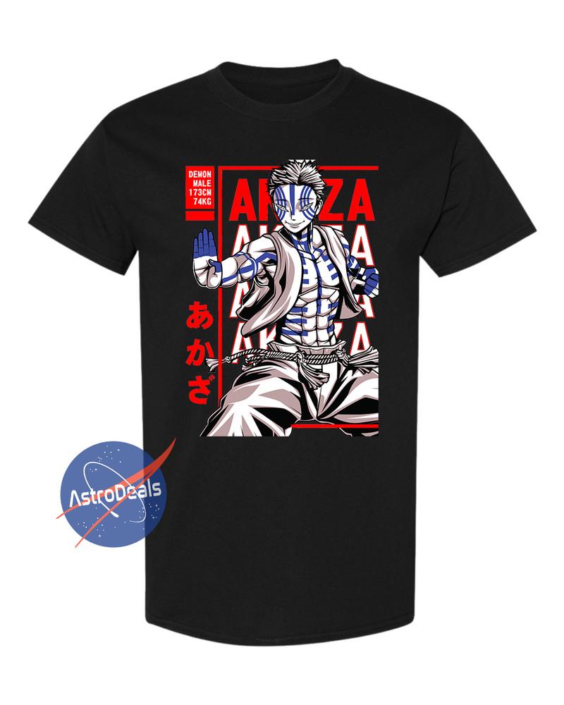Akaza Demon Slayer Kimetsu No Yaiba Anime Manga T-Shirt Unisex T-Shirt L