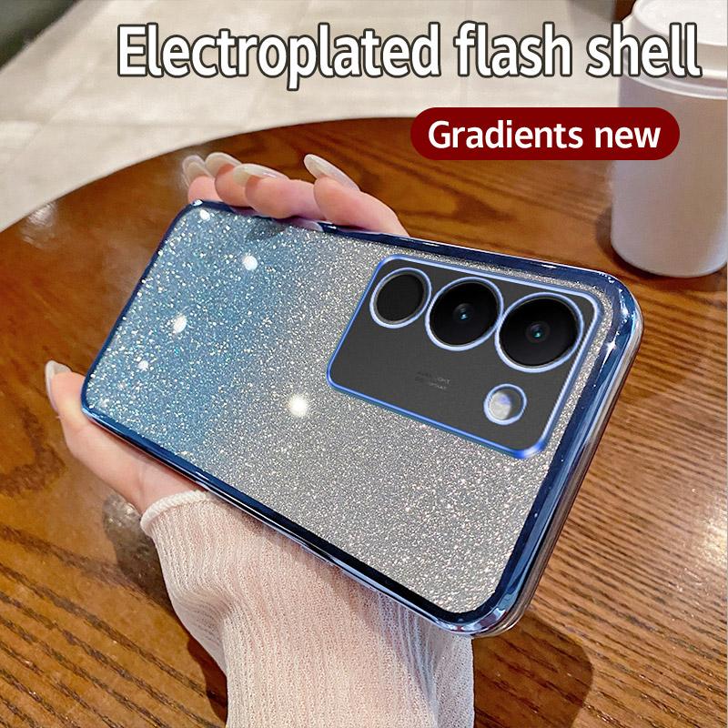 

Чехол для телефона Vivo V29 V27 V25 Pro V23 Pro Y73S T1X Fashion Stamp Landscape Защита камеры Мягкий чехол из ТПУ Vivo V27