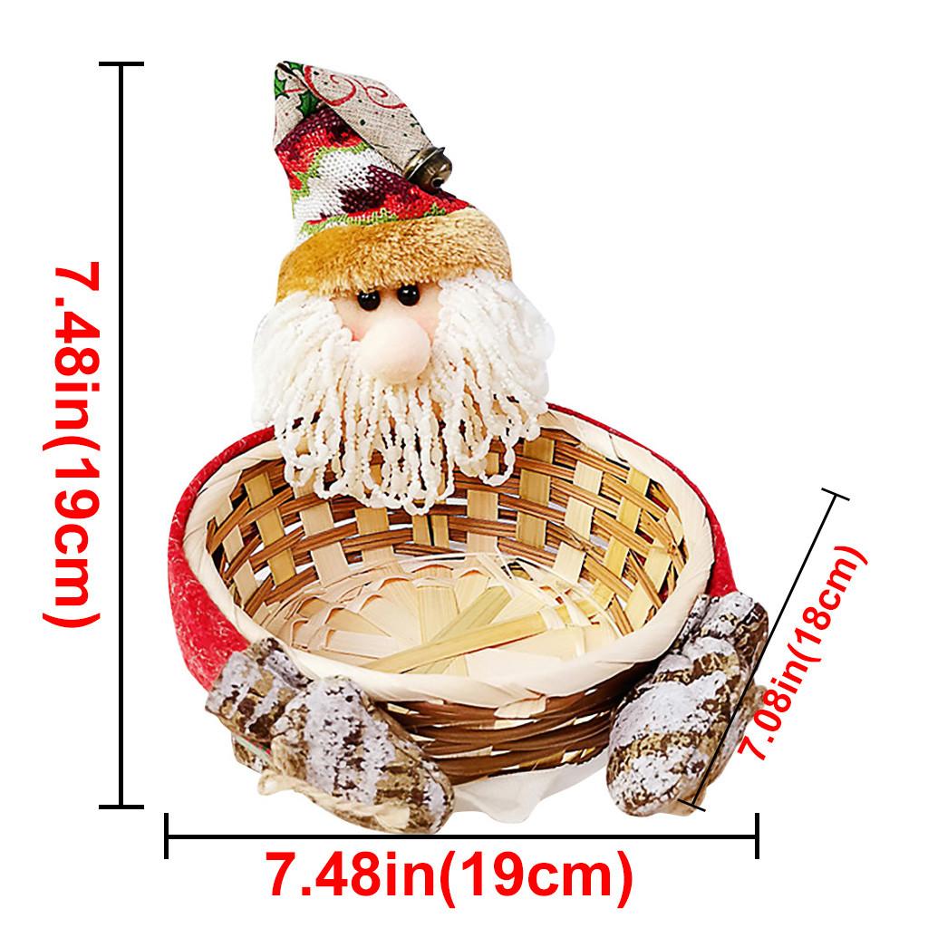 Christmas Candy Storage Basket Decoration  Storage Basket Gift Large