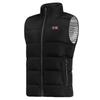 Intelligent Heated Vest With Dual Controls, Usb Rechargeable, Winter Sleeveless Jacket-L-black