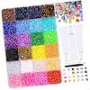 Assorted Size Resin Rhinestones Multicolor AB Rhinestones For Clothing Embellishment Face Makeup and Handmade Craft X3UC
