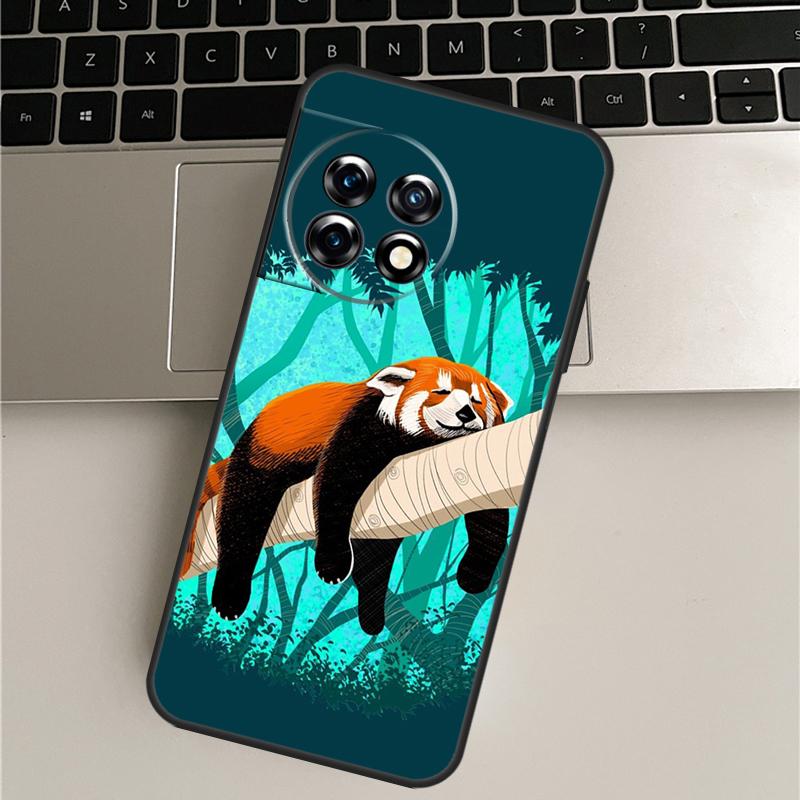 Red Panda Cute Animal Case For OnePlus Nord CE 5 3 4 Lite N20 N30 OnePlus 15 R 13T 10T 9 10 Pro 11 12 13 13R Cover