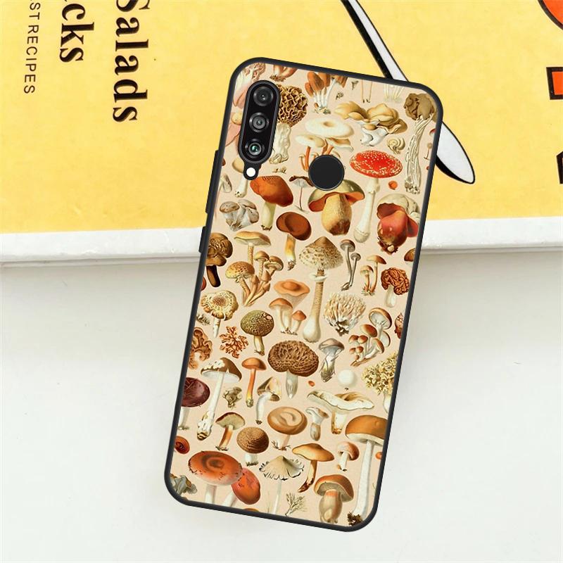 Wild Forest Mushroom For Huawei Nova 12i 7i 8i 11i Y73 Y72 Y61 Y91 Y90 Y70 Y60 9 10 SE 11 Pro P30 P40 Lite Case