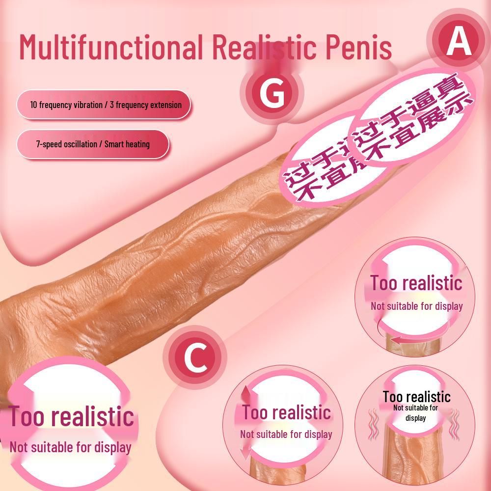 Rome Silicone Realistic Dildo – Electric Female Masturbation Toy