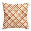 Thanksgiving Pillowcase New Autumn Pumpkin Maple Leaf Linen Home Decoration Sofa Pillowcase