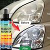 Headlight Restoration Kit - Transparent, Bright Headlight Advanced Repair Solution, Prevents Yellowing and Oxidation, Long-Lasting Protective Coating 