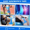10Pcs Kinesiology Tape For Knees,Waterproof & Elastic,Breathable Knee Tape,Athletic Tape Provide Support & Stability For Running