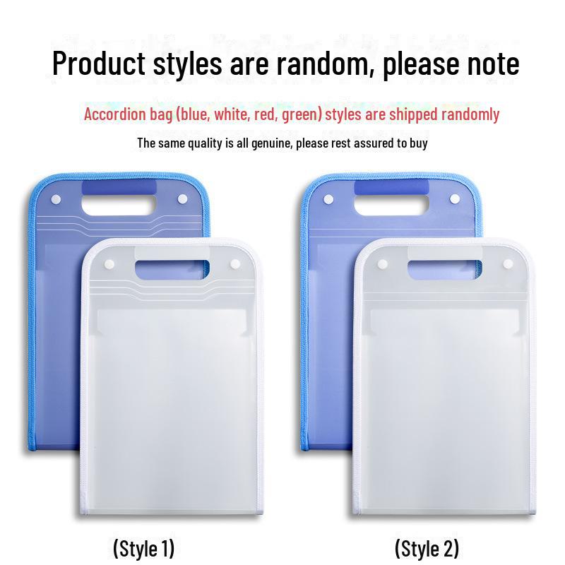 Portable Multi-Layer Accordion Folder: Student A4 Subject Organizer