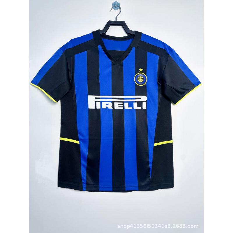 0809 Classic Retro Inter Jersey Home and Away Short-sleeved No. 22 Milito Champions League Serie A Club Football Jersey