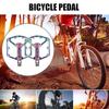 WEST BIKING Aluminum Alloy Footboard Hollow Anti-skid Bearing Mountain Bike MTB Foot Pedals Smooth Bearing Bike Part Accessories