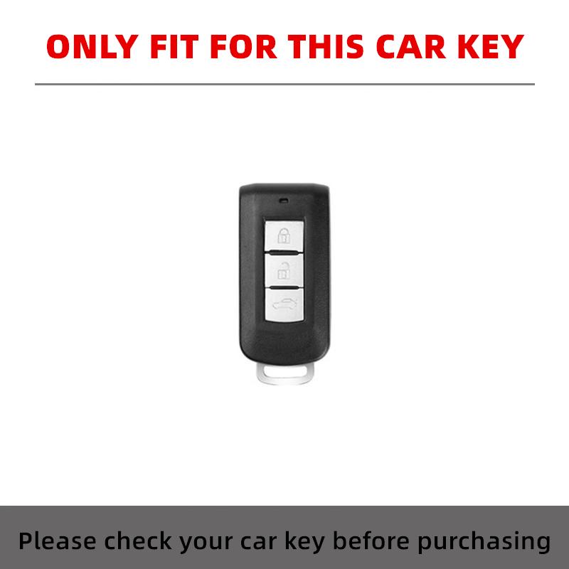 TPU Car Remote Key Cover Case Holder shell Chain Protector Fob For Mitsubishi Xpander Outlander ASX Pajero Eclipse Cross Montero