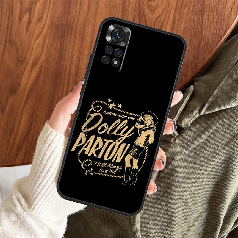 Dolly Parton Case For Xiaomi Redmi Note 13 14 Pro 12 11 10 15 Pro Plus Redmi 15 C 13 10C 12C 13C 14C Cover